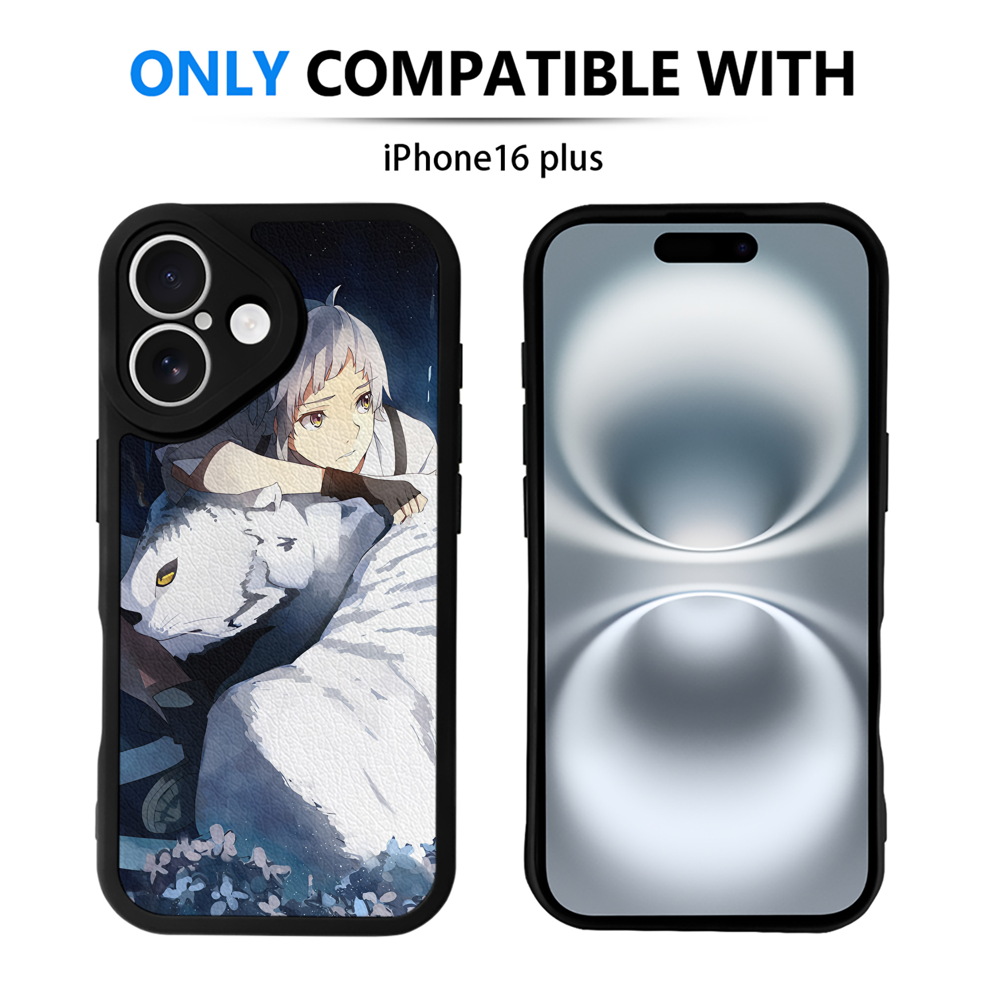 （画像用） 文豪ストレイドッグス Bungo Stray Dogs 【iPhone 16シリーズ対応】シリコンスマホケース（レザー調） 材質：シリコン